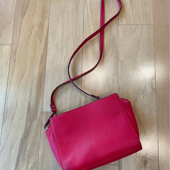 Kate Spade Red Crossbody leather bag. - Picture 3 of 5